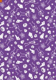 Witchy Woods Lewis & Irene Fabric | Spooky Friends Purple