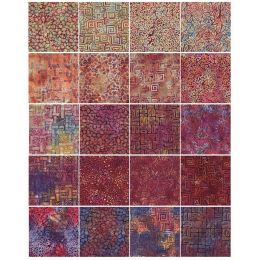 Island Batik Fabric Strip Pack | Salsa