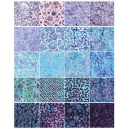 Island Batik Fabric Strip Pack | Secret Garden