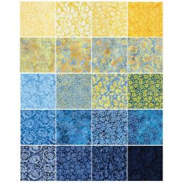 Island Batik Fabric Strip Pack | Countryside Charm