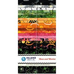 Island Batik Fabric Strip Pack | Bees And Hexies