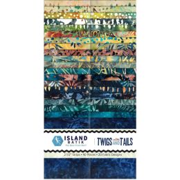 Island Batik Fabric Strip Pack | Twigs & Tails