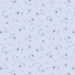 Cassandra Connolly Forever Blooms Fabric | Ephemeral Beauty Pale Blue