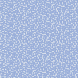 Cassandra Connolly Forever Blooms Fabric | Interlaced Blossoms Blue