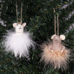 Needle Felting Kit | Fairy Mice Duo