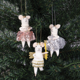 Needle Felting Kit | Ballerina Mice Trio