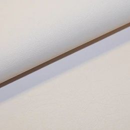 Soft Touch Faux Leather Vinyl | Ivory