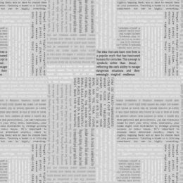 Purrfect Book Club Lewis & Irene Fabric | Multi Cat Text Light Grey