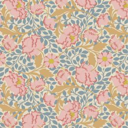 Tilda Songbird Fabric | Flora Blue