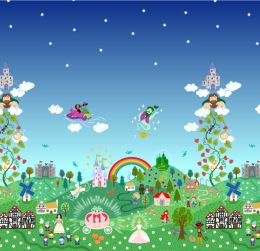 Small Things Fairytales Lewis & Irene Fabric | Double Edge Border