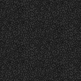 Tiny Tonals Lewis & Irene Fabric | Vines Black On Black