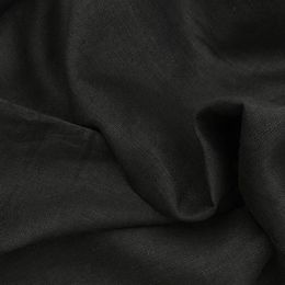 Lucia Linen Fabric | Black