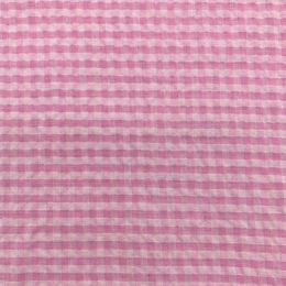Classic Seersucker Fabric | Light Pink