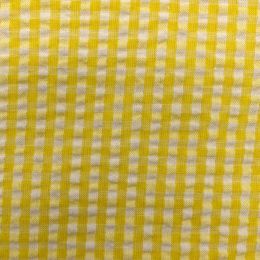 Classic Seersucker Fabric | Yellow