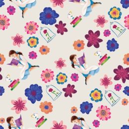 Licensed Cotton Fabric | Disney Princess Belle