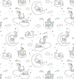 Licensed Cotton Fabric | Winnie The Pooh & Friends