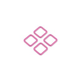 Four Tula Pink 3/4in Rectangle Rings | Sallie Tomato