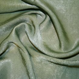 Silk Touch Velvet Satin Fabric | Ivy Green