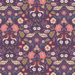 Isabella Lewis & Irene Fabric | Isabella Dark Plum