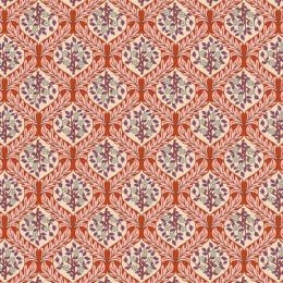 Isabella Lewis & Irene Fabric | Hidcote Tree Terracotta