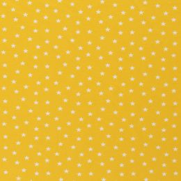 Cotton Rich Jersey Fabric | Star Yellow