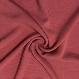 Couture Stretch Crepe Fabric | Rose