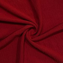 Couture Stretch Crepe Fabric | Cardinal