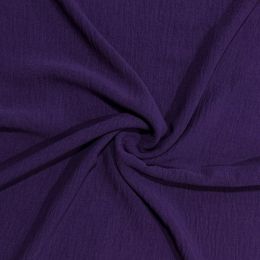 Couture Stretch Crepe Fabric | Grape