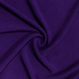 Couture Stretch Crepe Fabric | Purple