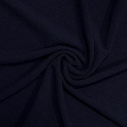 Couture Stretch Crepe Fabric | Navy