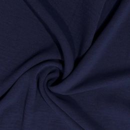 Couture Stretch Crepe Fabric | Indigo