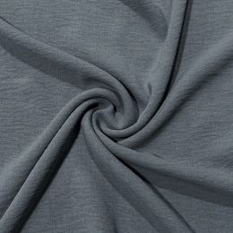 Couture Stretch Crepe Fabric | Slate Blue
