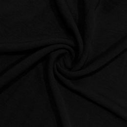 Couture Stretch Crepe Fabric | Black