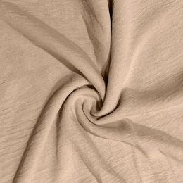 Couture Stretch Crepe Fabric | Latte