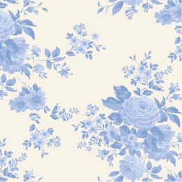 Tilda Something Blue Fabric | Carol Pale Blue