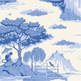 Tilda Something Blue Fabric | Cottonview Cream