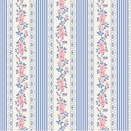 Tilda Something Blue Fabric | Blender - Claramay Blue
