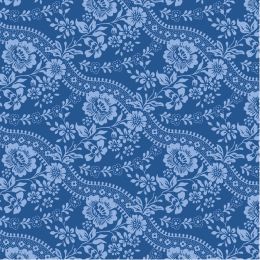 Tilda Something Blue Fabric | Blender - Celeste Denim