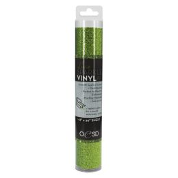OESD Luxe Sparkle Vinyl Fabric, 8" x 20" | Grass Green