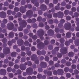 Lewis & Irene Bumbleberries Fabric | Multi Purples