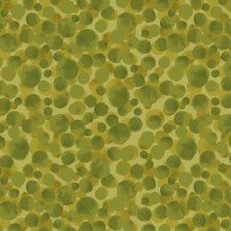 Lewis & Irene Bumbleberries Fabric | Leafy Green