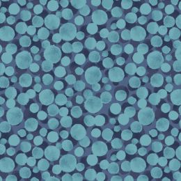 Lewis & Irene Bumbleberries Fabric | Multi Blue