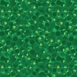 Lewis & Irene Bumbleberries Fabric Essentials | Classic Metallic - Shimmering Forest