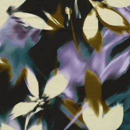 Viscose Jersey Fabric | Digitally Printed Floral Petrel