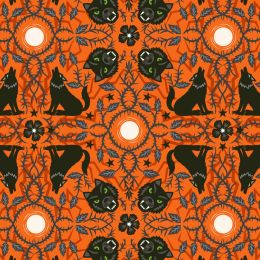 Transylvania Glow Lewis & Irene Fabric | Beware The Werewolves (Glow)