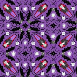Transylvania Glow Lewis & Irene Fabric | Dracula'S Bed (Glow)