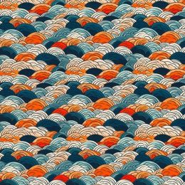 Premium Cotton Poplin Fabric | Japanese Print