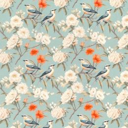 Premium Cotton Poplin Fabric | Japanese Print