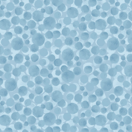 Bumbleberries Flannel Fabric | Zennor Blue