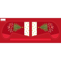 Christmas In Bluebell Wood Lewis & Irene | Half Yard Stocking Panel